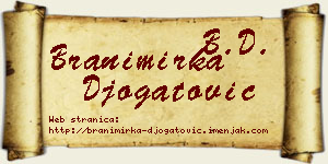 Branimirka Đogatović vizit kartica